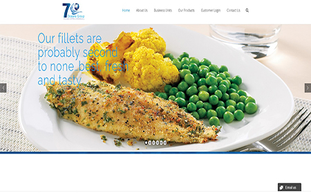 Food company website